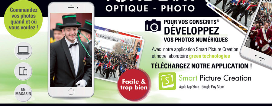 Développez vos photos de conscrits quand et où vous voulez !
