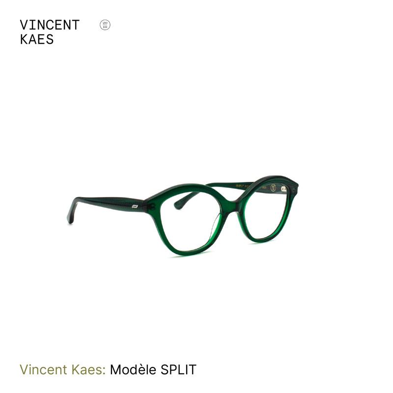 Lunettes verte Vincent Kaes Split