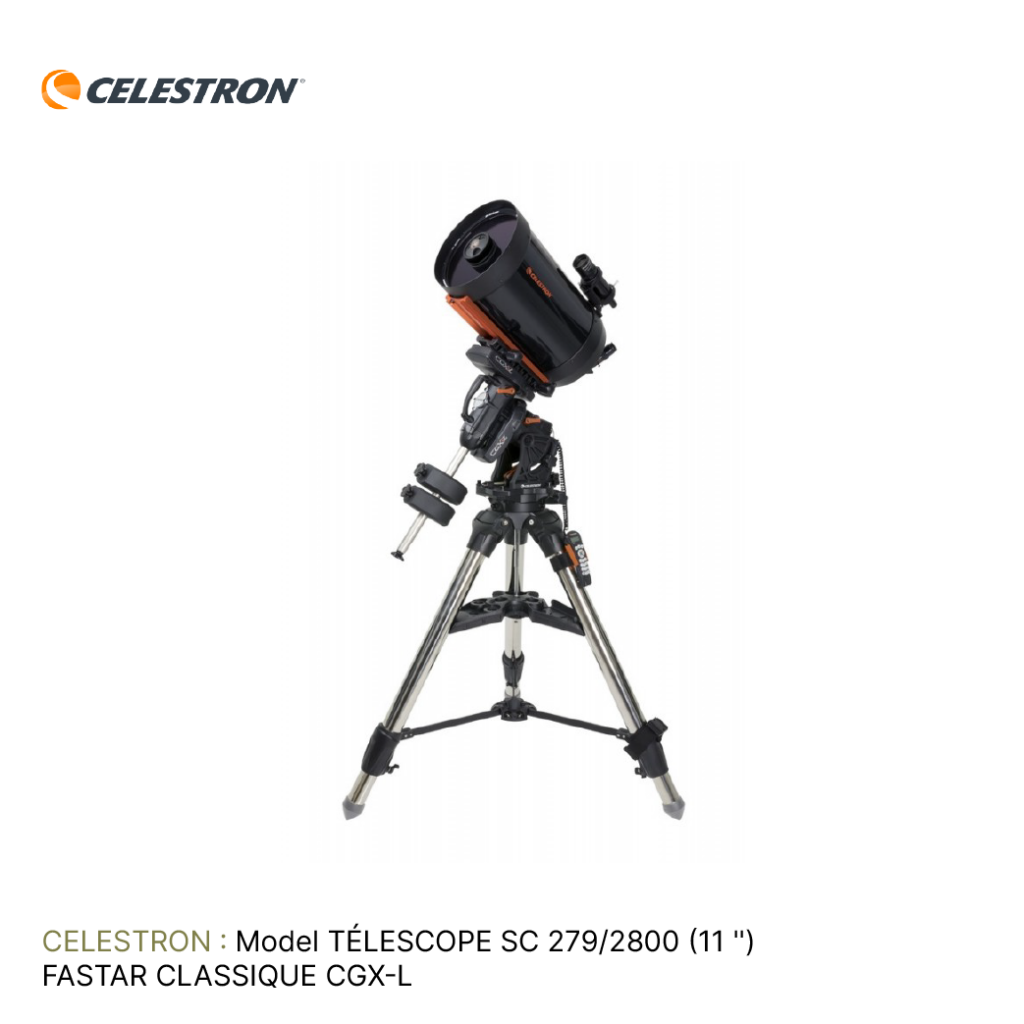 CELESTRON_TELESCOPE_SC_279-2800_(11 '')_FASTAR_CLASSIQUE_CGX-L